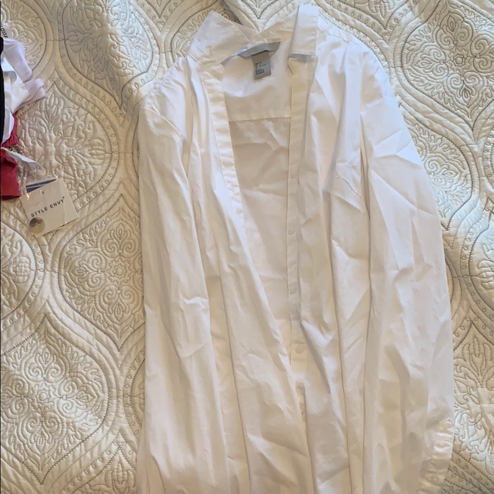 White button down shirt